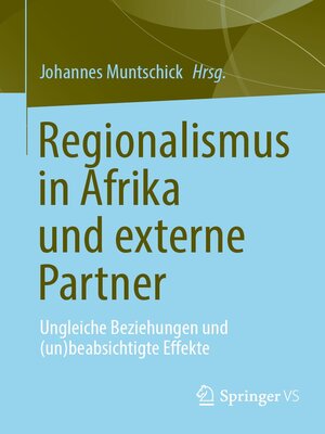 cover image of Regionalismus in Afrika und externe Partner